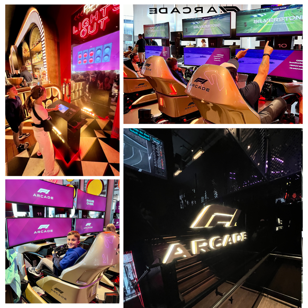 Red Racer Books Adventures During F1 Summer Break – A Tour of the F1 Arcade in London, England and the FIA Museum and Hall of Fame in Paris, France.