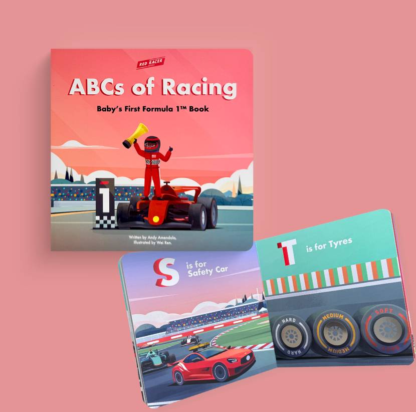 ABCs of F1 Baby Board Book