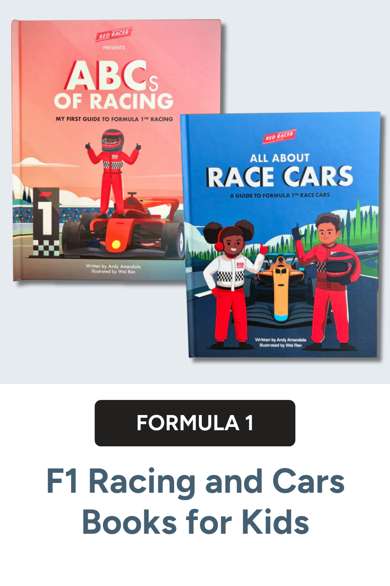 Red Racer Books Best F1 kids books about Formula 1 Racing and cars
