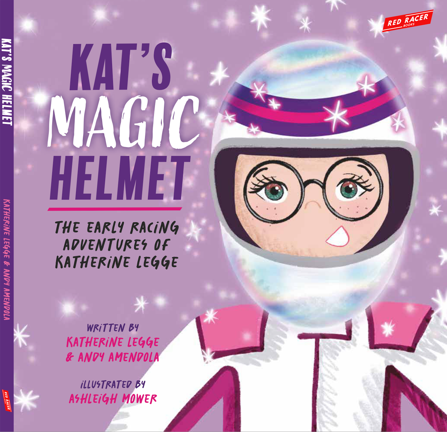 girl in motorcycle helmet magic mike Kat's Magic Helmet | Racing Story for Kids