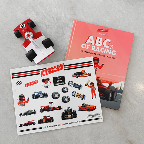 Red Racer Premium Sticker Sheet
