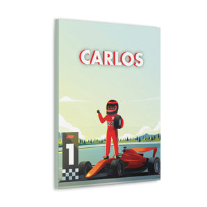 Custom Red Racer Canvas Gallery Wrap: Fondo de Red Racer 18x24"